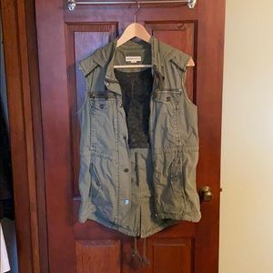 Green utility vest. Marrakech Brand from Anthro